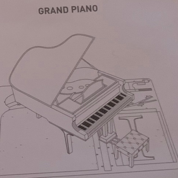 DIY Grand Piano Steel Sheets 3D Model - Picture 5 of 12